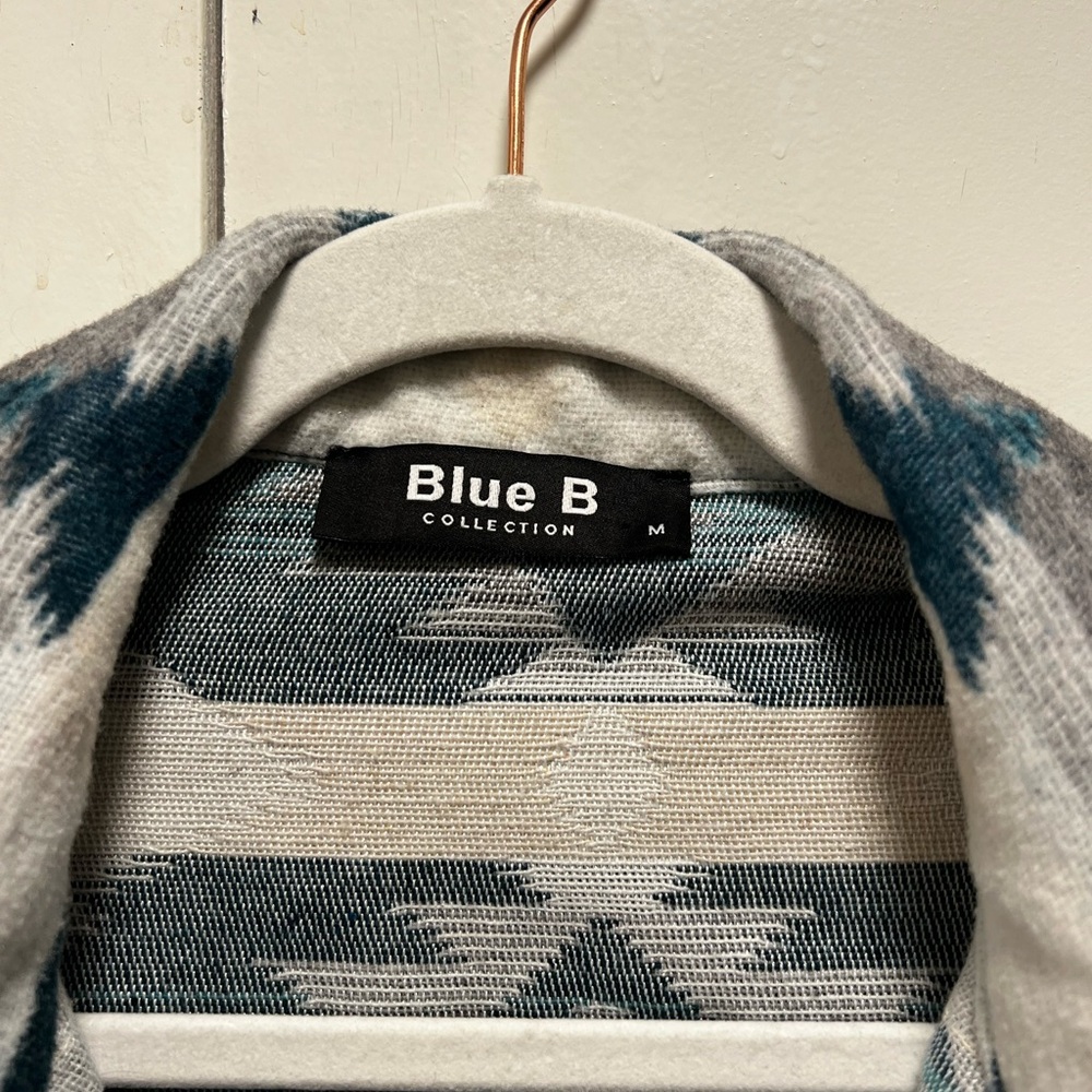 Blue B Aztec Pattern Jacket - Picture 2 of 4